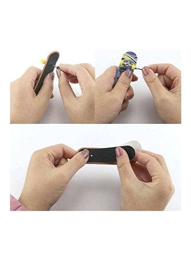 5-Piece Diy Mini Finger Skateboard Kit - Image 2