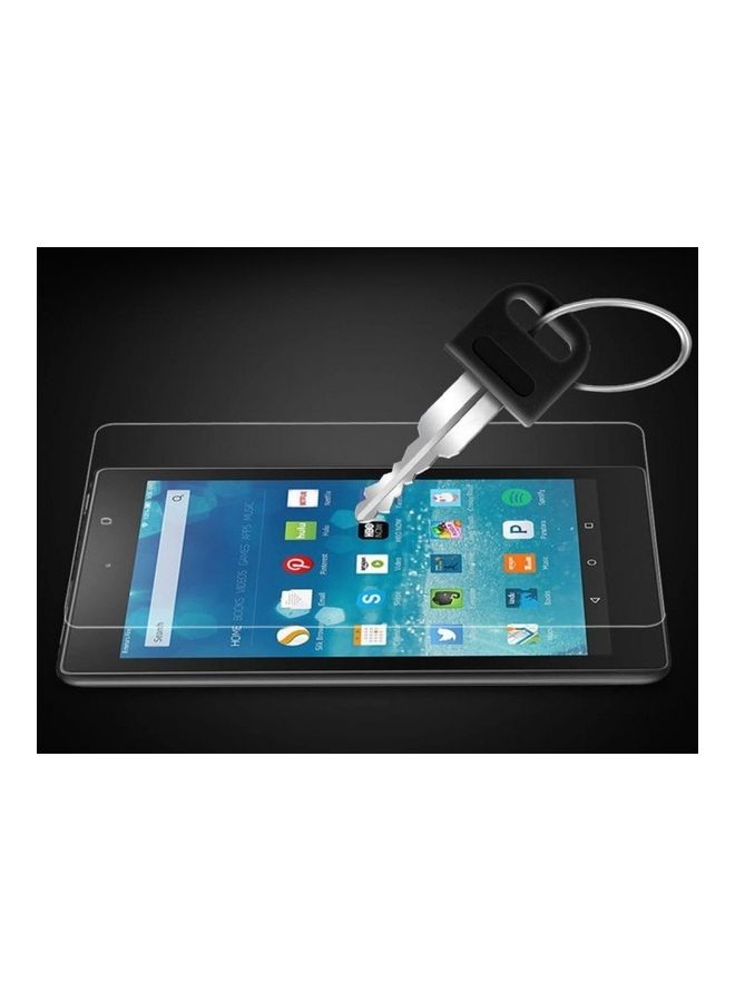 MARGOUN Tempered Glass Screen Protector For Amazon Fire 7 Clear - Image 3