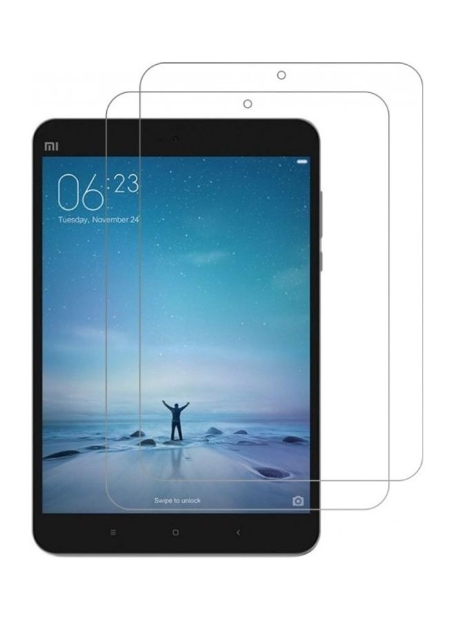 مارجون طقم لاصقات حماية للشاشة من الزجاج المقوى مكون من قطعتين لجهاز شاومي مي باد 2 شفاف - Image 1