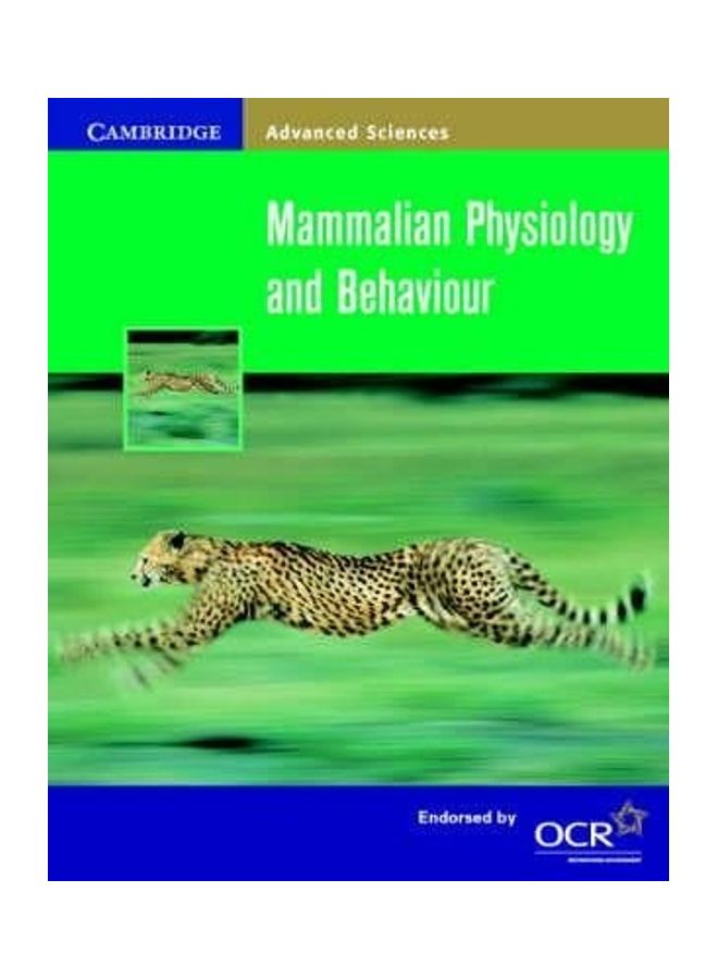 Mammalian Physiology And Behaviour Paperback English by Mary Jones 
