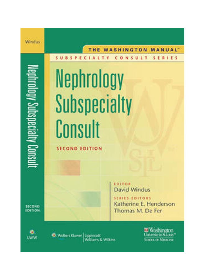 The Washington Manual Nephrology Subspecialty Consult Paperback English