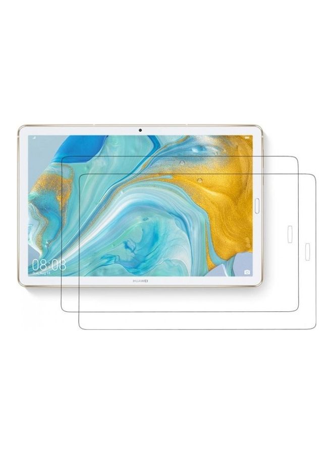 MARGOUN 2-Piece Tempered Glass Screen Protector Set For Huawei MediaPad M6 Clear - Image 2