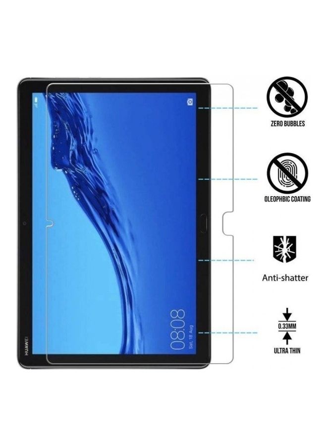 MARGOUN Tempered Glass Screen Protector For Huawei MediaPad M5 Lite Clear - Image 2