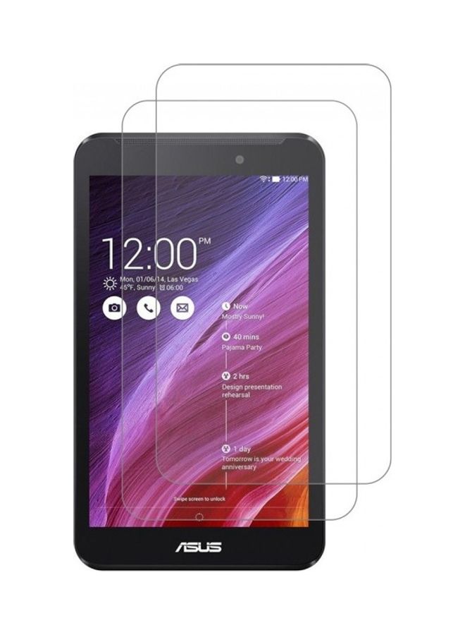 MARGOUN 2-Piece Tempered Glass Screen Protector Set For Asus Fonepad 7 (2014) Clear - Image 1