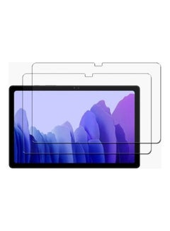 2-Piece Tempered Glass Screen Protector Set For Samsung Galaxy Tab A7 Clear