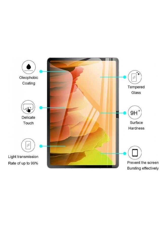 MARGOUN - 2-Piece Tempered Glass Screen Protector Set For Samsung Galaxy Tab A7 Clear - Image 1