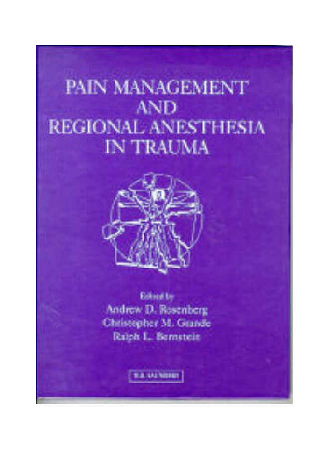 null - Pain Management And Regional Anesthesia In Trauma Hardcover English by Andrew D. Rosenberg - Image 1