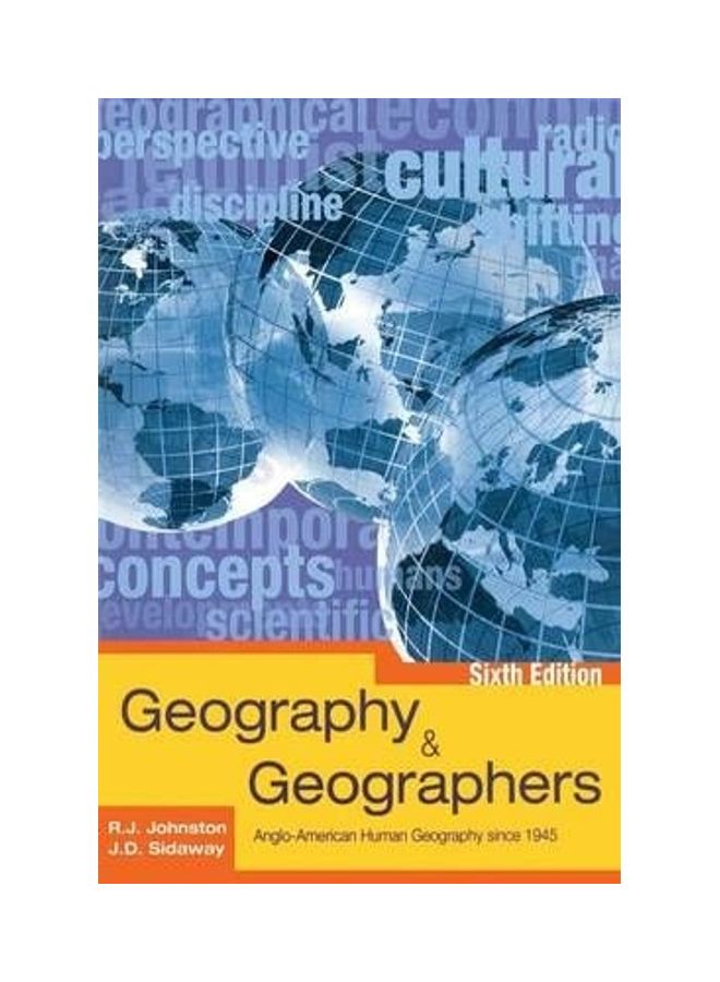 Geography and Geographers Paperback English by Ron Johnston 