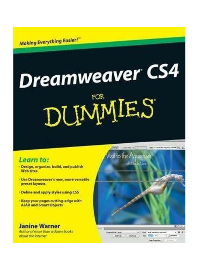 Dreamweaver CS4 for Dummies Paperback English by Janine Warner 