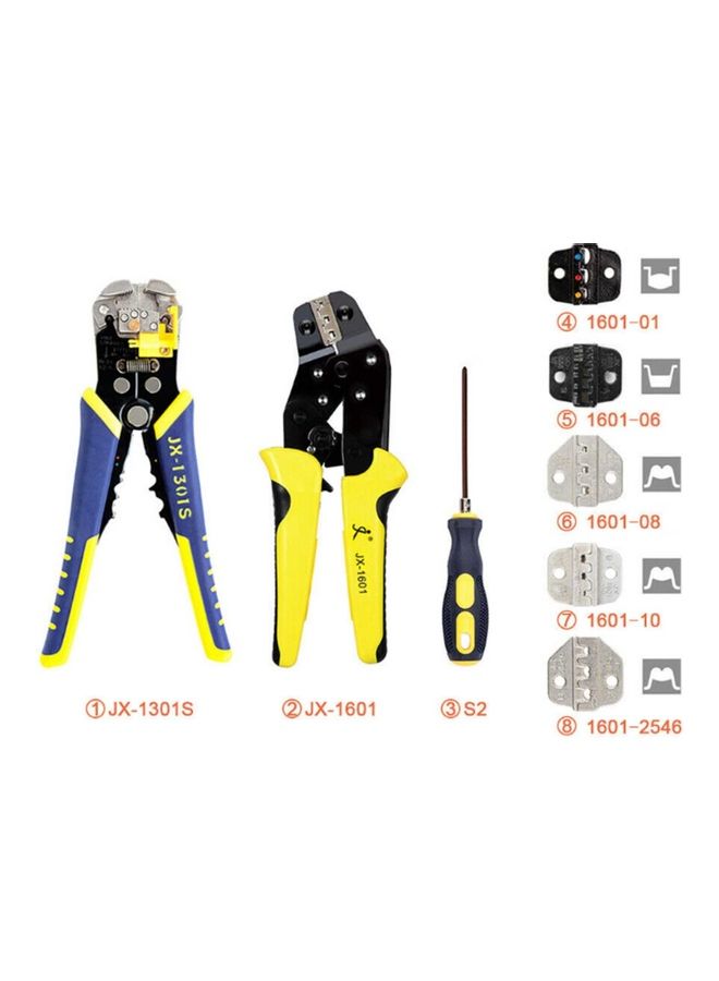 Generic JX-D 5301 Ratchet Crimper Plier Tool Set Multicolour  - Image 4