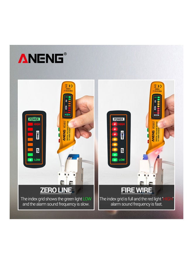 ANENG - VC1017 AC Voltage Tester Yellow - Image 1