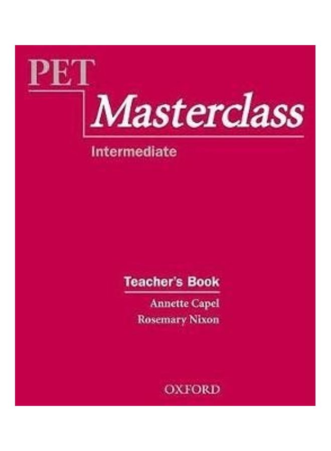 PET Masterclass Paperback English by Annette Capel