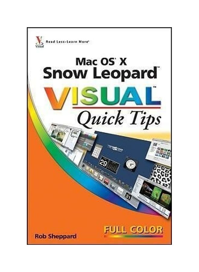 Mac OS X Snow Leopard Visual Quick Tips paperback english 