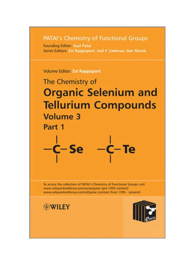 The Chemistry of Organic Selenium and Tellurium Compounds Hardcover English by Zvi Rappoport 