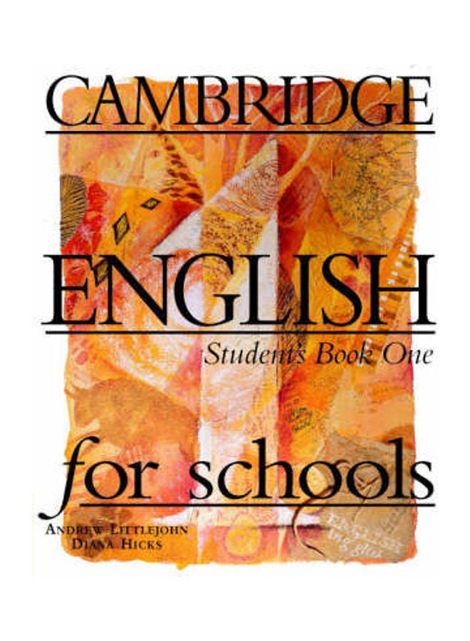 Cambridge English for Schools 1 Student's book Paperback English by Andrew Littlejohn