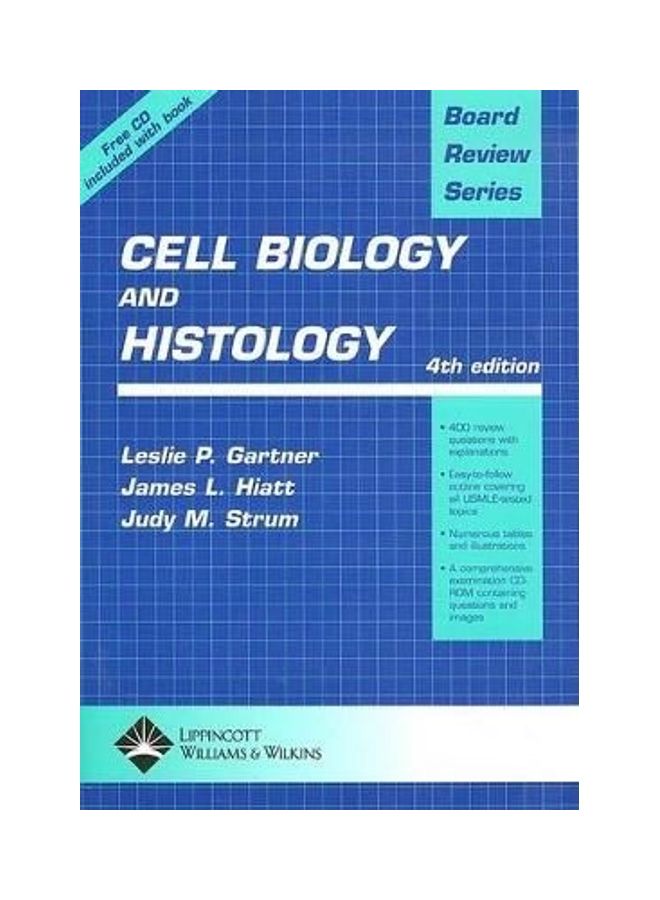 كتاب بيولوجيا الخلية والأنسجة لسلسلة بي آر إس غلاف ورقي الإنجليزية