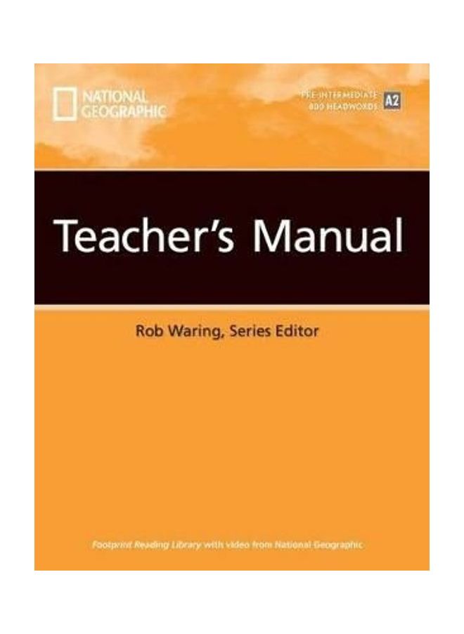 Footprint Reading Library Level 800: Teacher's Manual Paperback English by Waring, Rob 