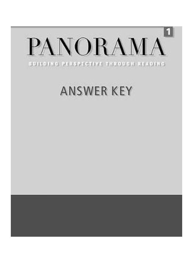 Panorama 1 paperback english