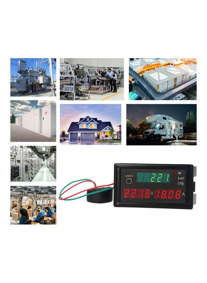 Digital Voltmeter For Temperature/Humidity Measurement Black - Image 5