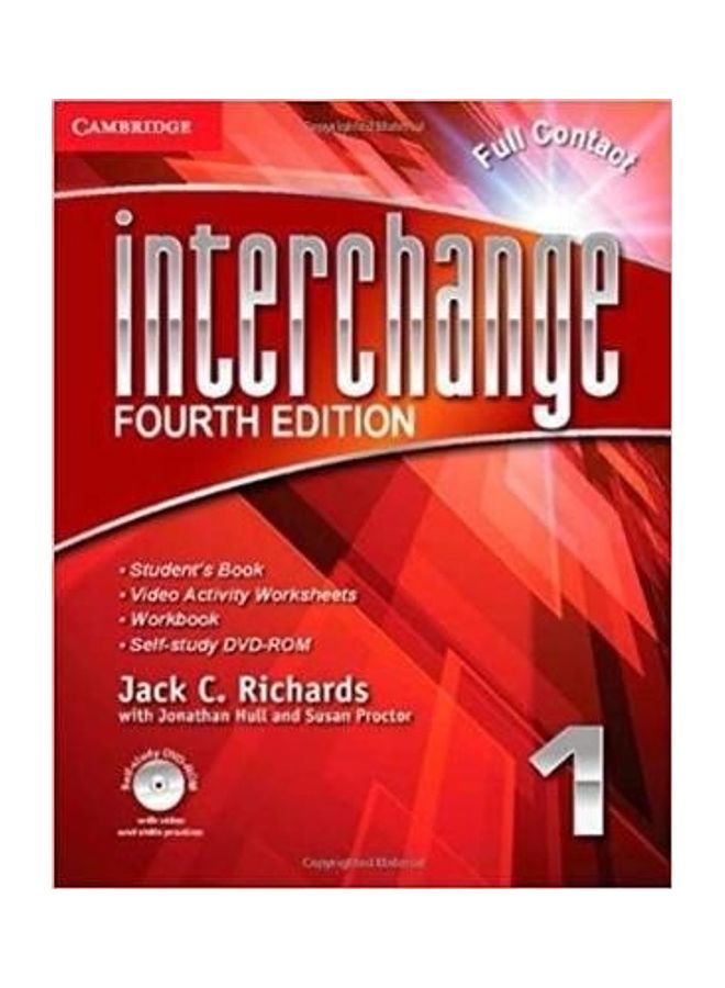 Interchange Level 1 Full Contact with Self-study DVD-ROM paperback english