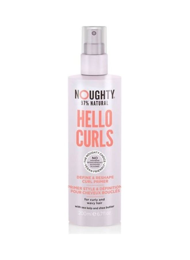 NOUGHTY - Hello Curls Define And Reshape Curl Primer Clear 200ml - Image 1
