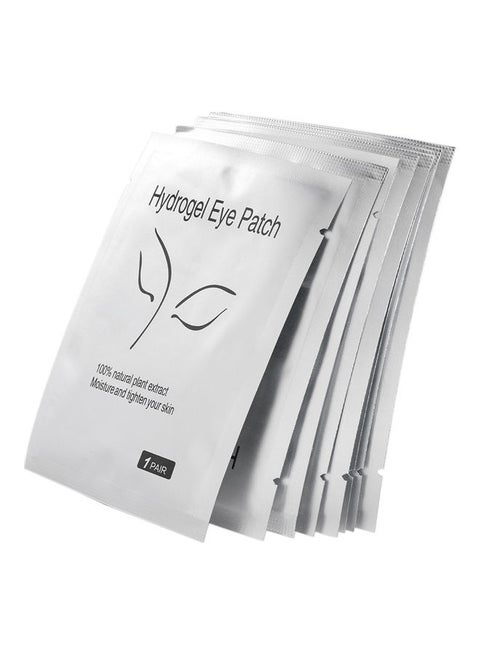 Pack Of 50 Pairs Of Hydrogel Eye Patches White