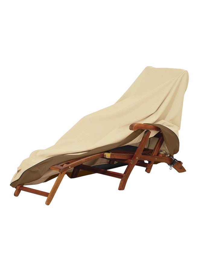 Generic Patio Lounge Chair Cover Beige  - Image 1