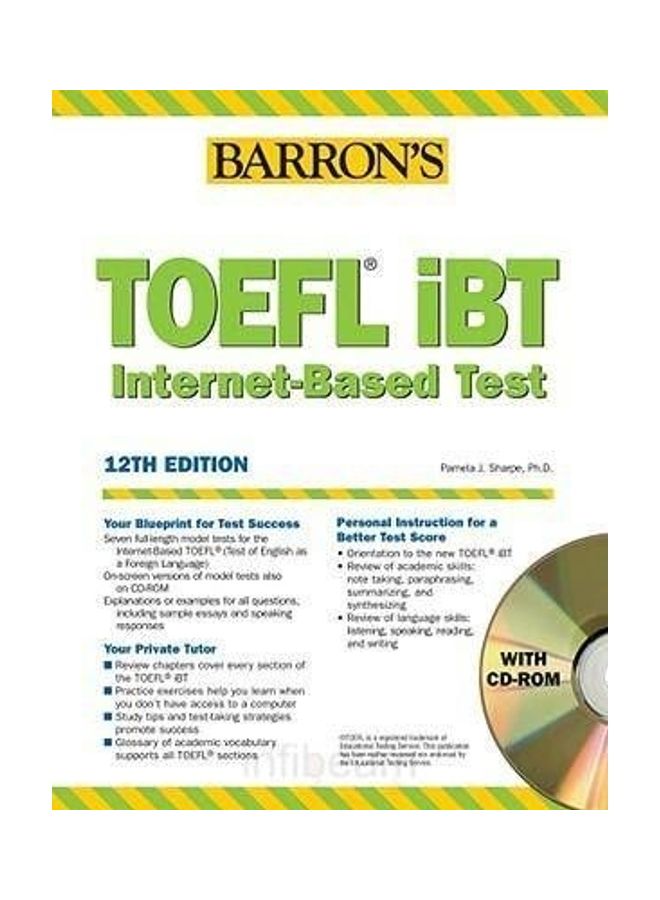 TOEFL iBT Internet-Based Test Paperback English by Pamela Sharpe 
