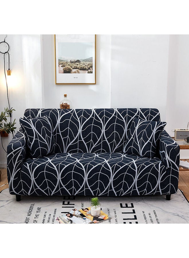 Three Seater Sofa Cover Black/White
