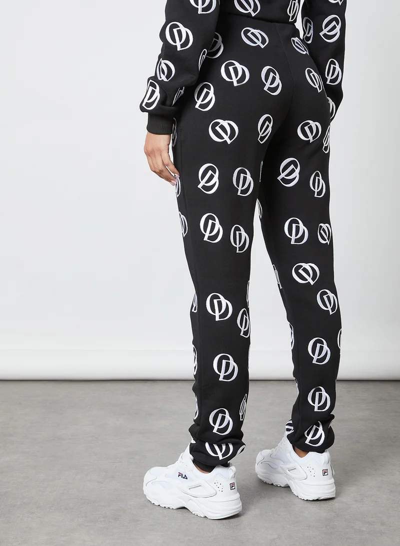 ODOLLS COLLECTION Embroidered Logo Joggers