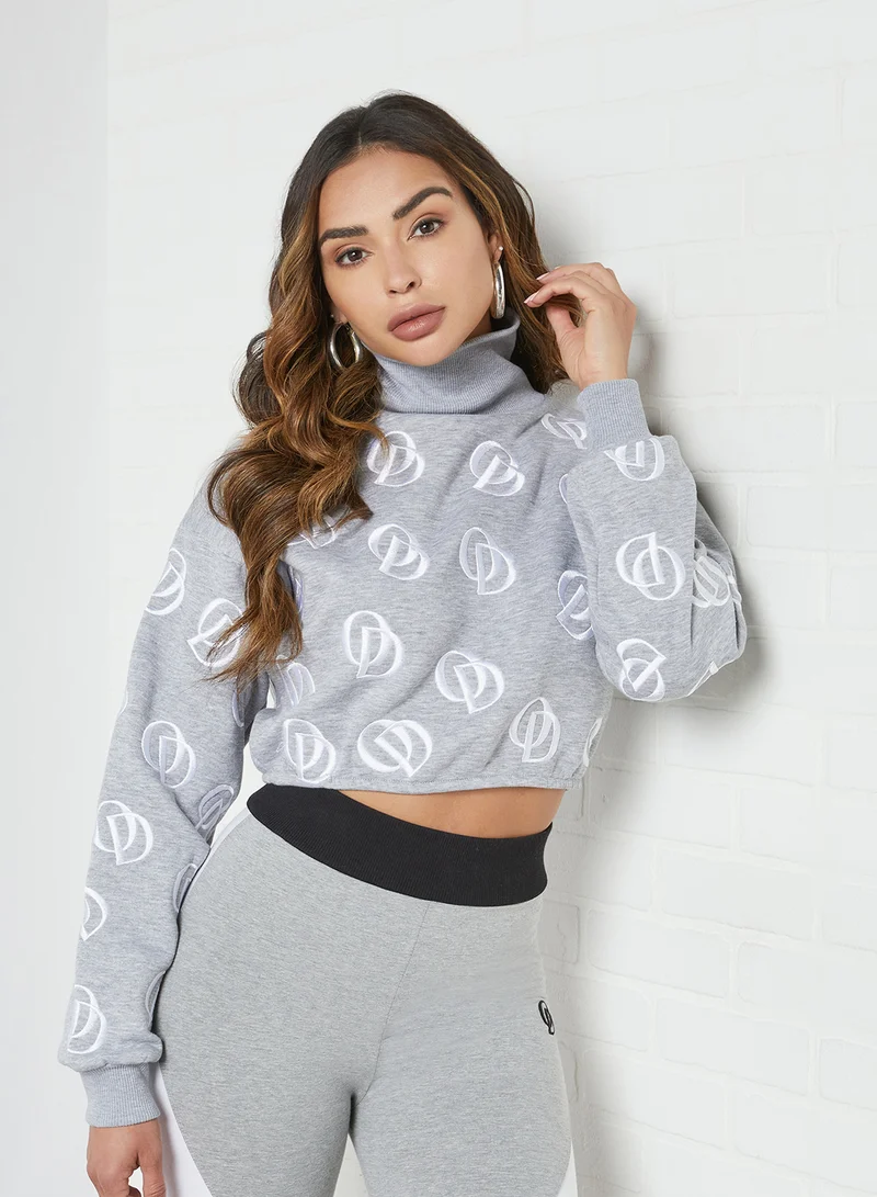 ODOLLS COLLECTION Embroidered Logo Sweatshirt