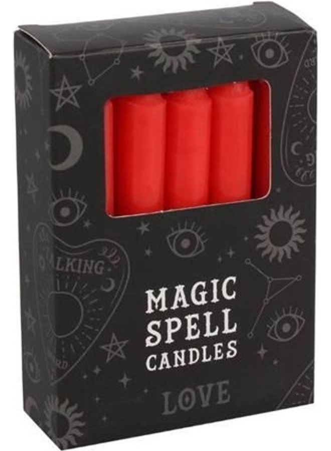 12-Pack Spell Candle Red  - Image 2
