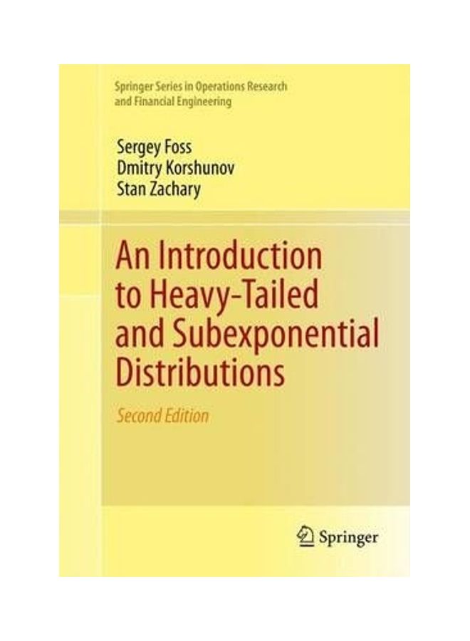 An Introduction to Heavy-Tailed and Subexponential Distributions Hardcover English by Sergey Foss 