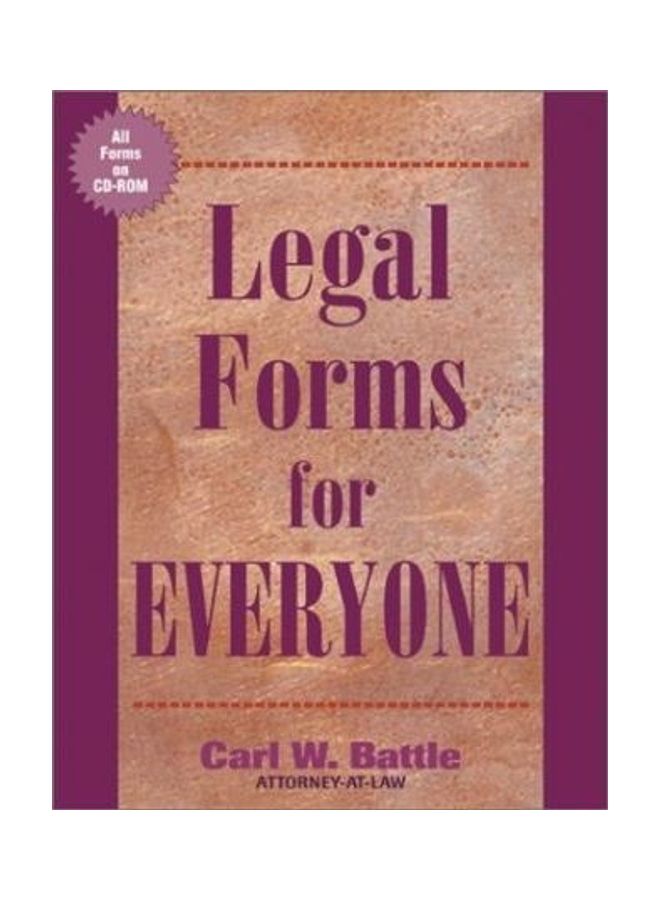 Legal Forms for Everyone Paperback English by Carl W. Battle 