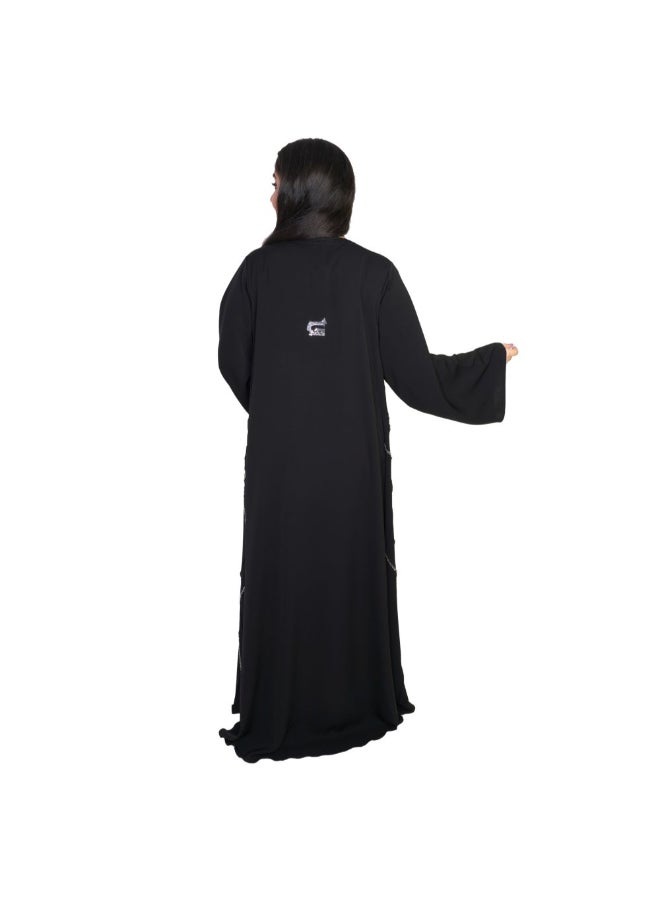 عباية كاجوال جيلاتو . أسود - Image 2