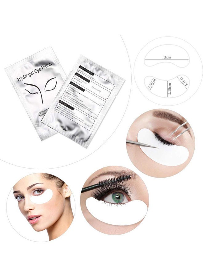 50-Pairs Hydrogel Gel Eye Pad White - Image 2