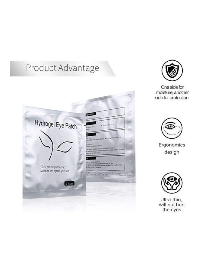 50-Pairs Hydrogel Gel Eye Pad White - Image 5
