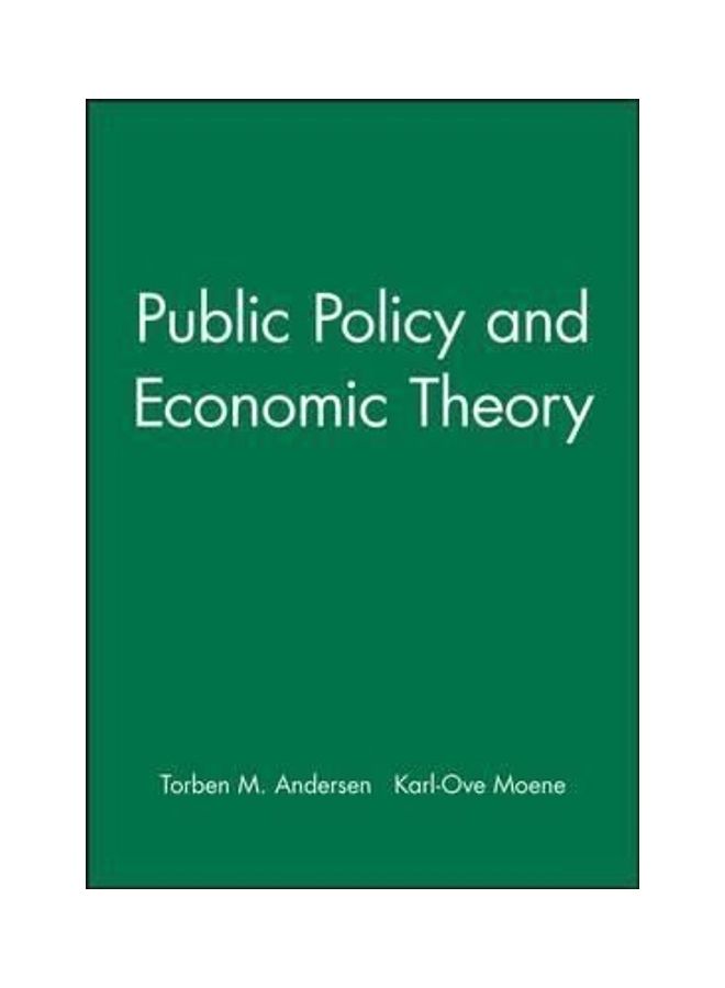 Public Policy And Economic Theory Paperback English by Torben M. Andersen 