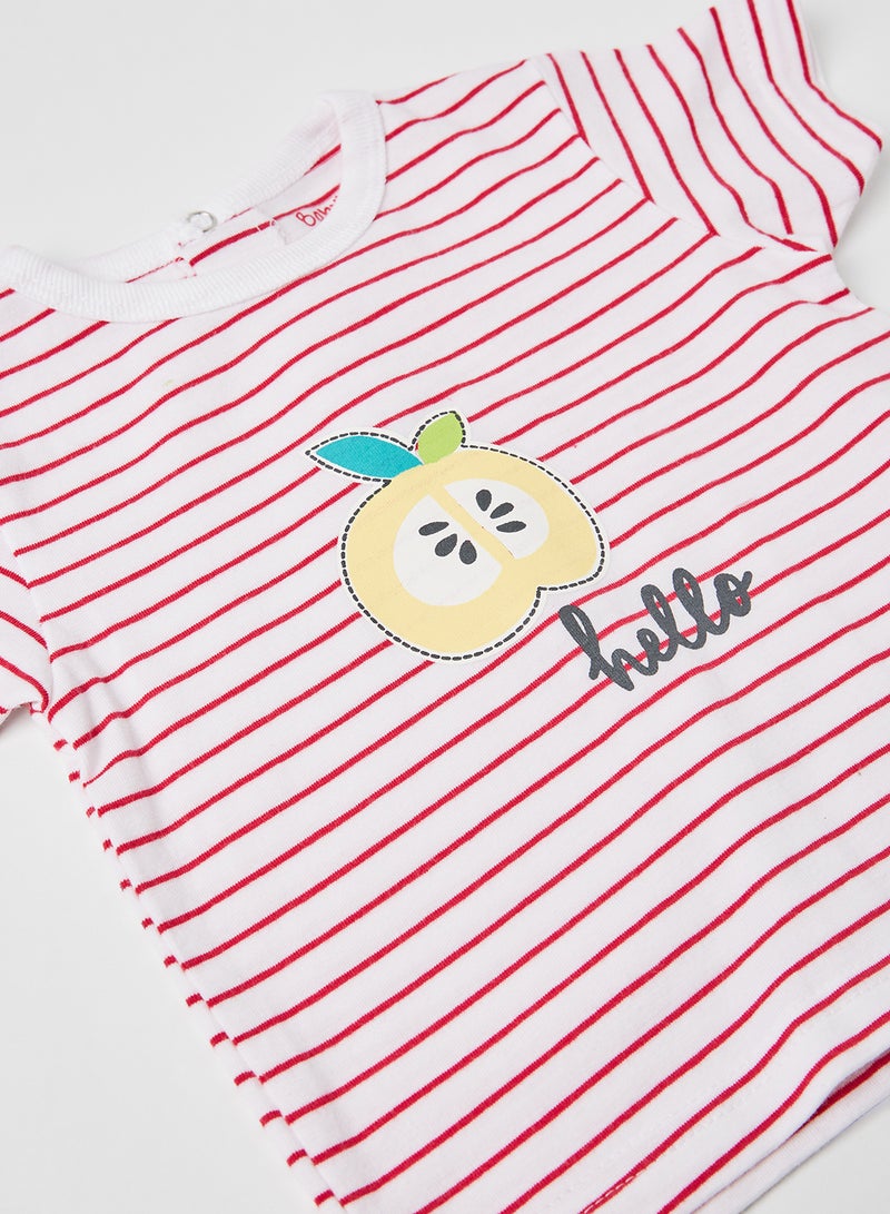 Babybol - Baby T-Shirts and Jogger Set Fuchsia - Image 1