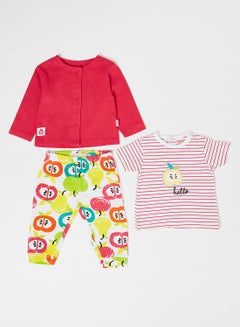 Baby T-Shirts and Jogger Set Fuchsia