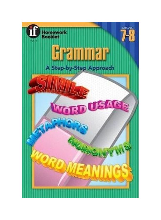 Grammar a Step-By-Step Approach Homework Booklet paperback english