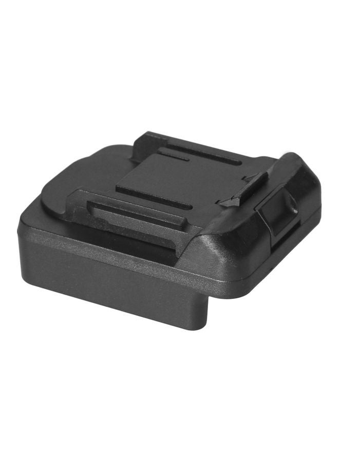 KKmoon Lithium Battery Convert Adapter Black 11.50x5.50x8.80cm - Image 1