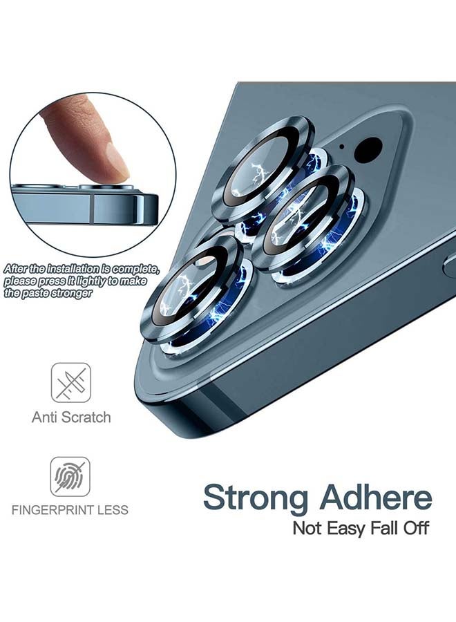 Theodor Tempered Glass Camera Screen Protector For iPhone 12 Pro Pacific Blue  - Image 2