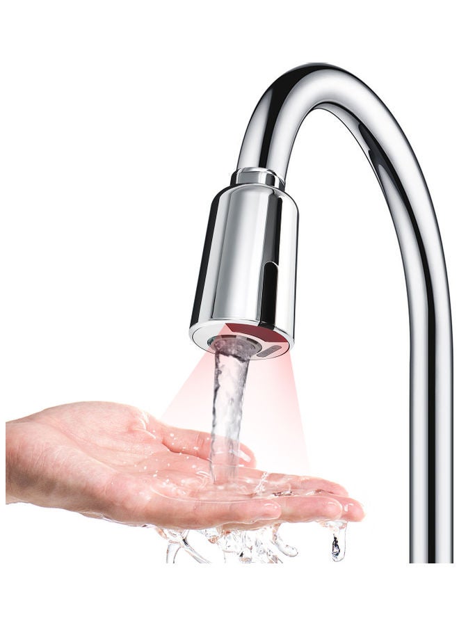 KKmoon Smart Touchless Faucet Adapter Silver 13.4x5.8x10.5cm - Image 2