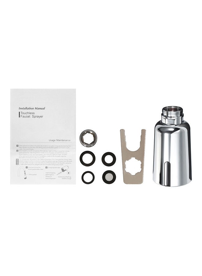 KKmoon Smart Touchless Faucet Adapter Silver 13.4x5.8x10.5cm - Image 4