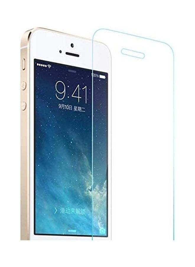 أمتكو واقِ شاشة من الزجاج المقوى لهاتف آيفون 5S شفاف  - Image 2