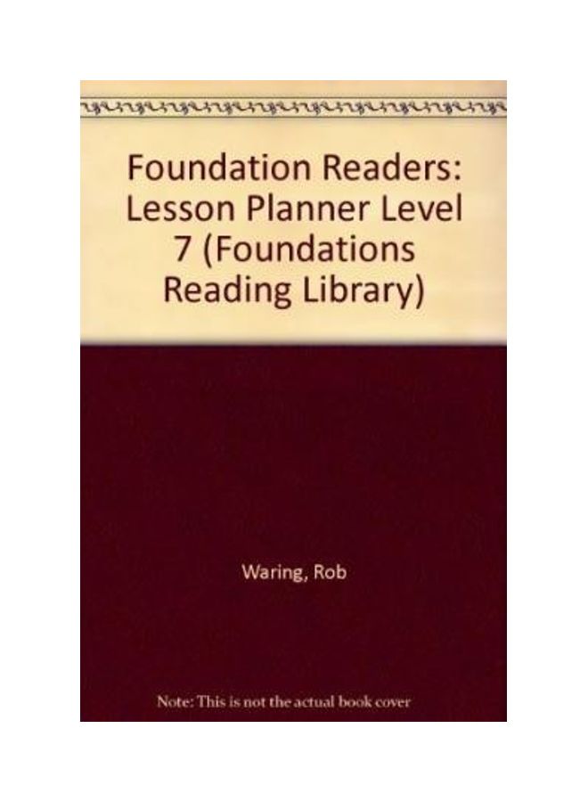 Foundations Reading Library 7: Lesson Planner Paperback English by Maurice Jamall 