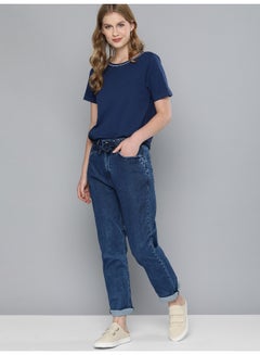 Mast & Harbour Regular Fit Mid-Rise Jeans Indigo  - Image 3