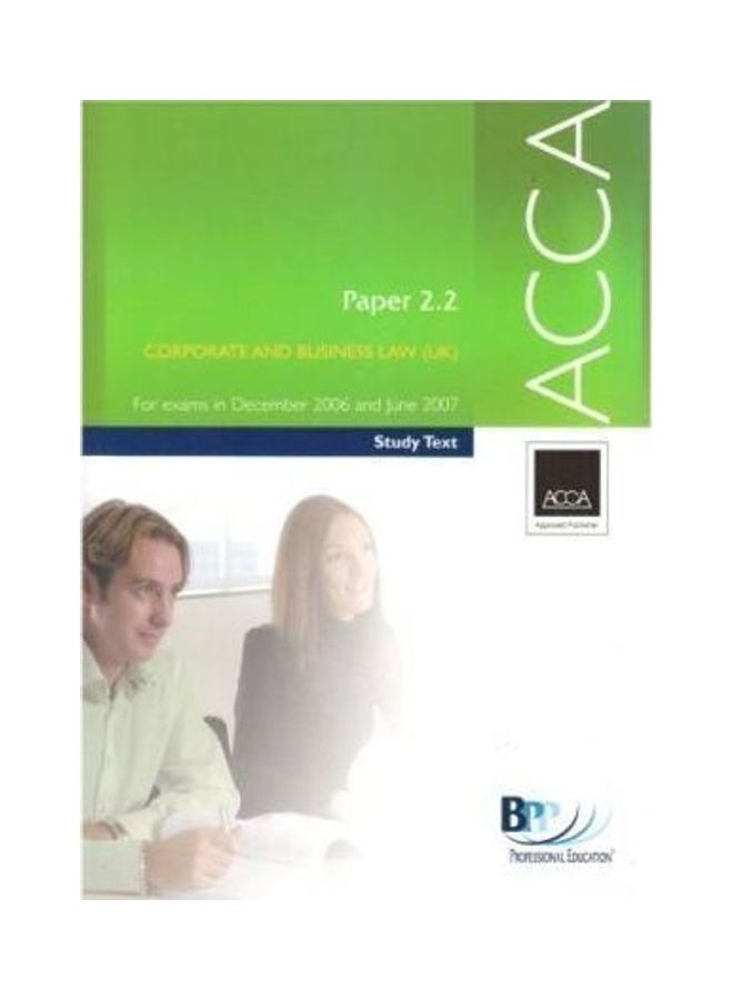 ACCA: Paper 2.2 Paperback English 