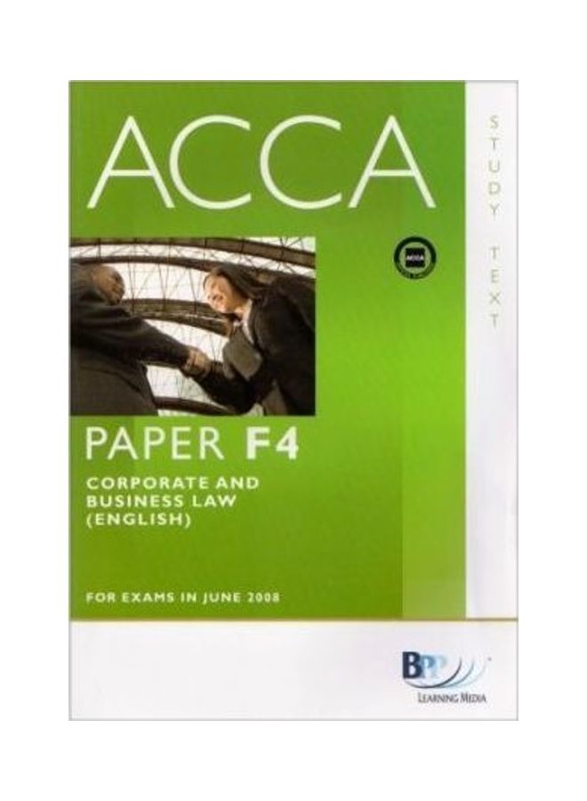 ACCA: Paper F4 paperback english 